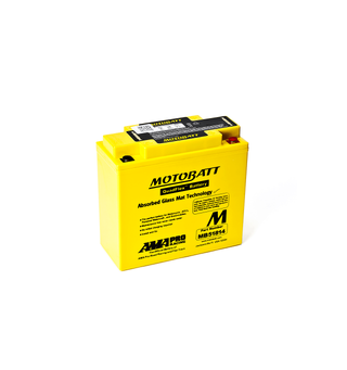 MotoBatt MB51814 12V Batteri 4-Polet, 220CCA, 22Ah, 183x80x170, AGM