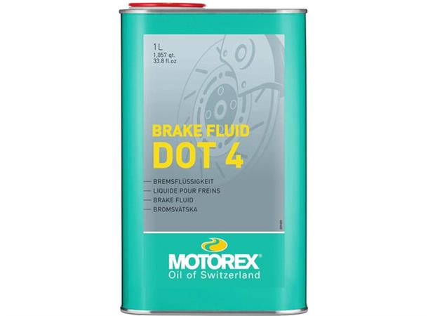 Motorex Brake Fluid DOT 4 - 1 Liter DOT 4 Bremsevæske, 1000ml