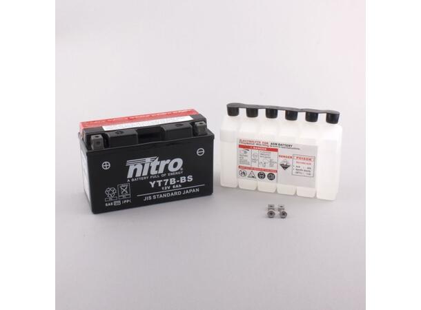 Nitro N-YT7B-BS - 12V ATV/MC/Snøscooter Batteri