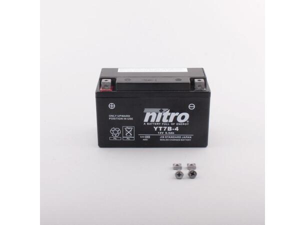 Nitro YT7B-4 - 12V ATV/MC/Snøscooter Batteri