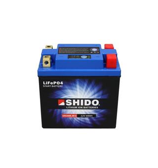 Shido LTX14AHL-BS Q Lithium Batteri 4 Terminaler