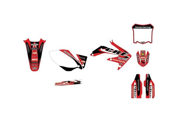 Why Stickers Replica Kit Off Road Factor y CRF 450 2008 Honda 08 CRF450R