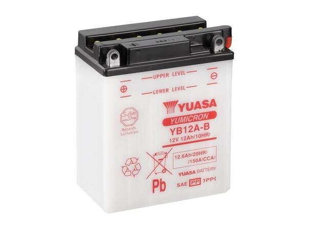Yuasa YB12A-B - 12V ATV/MC/Snøscooter Batteri