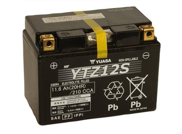 Yuasa YTZ12S Gel - 12V ATV/MC/Snøscooter Batteri