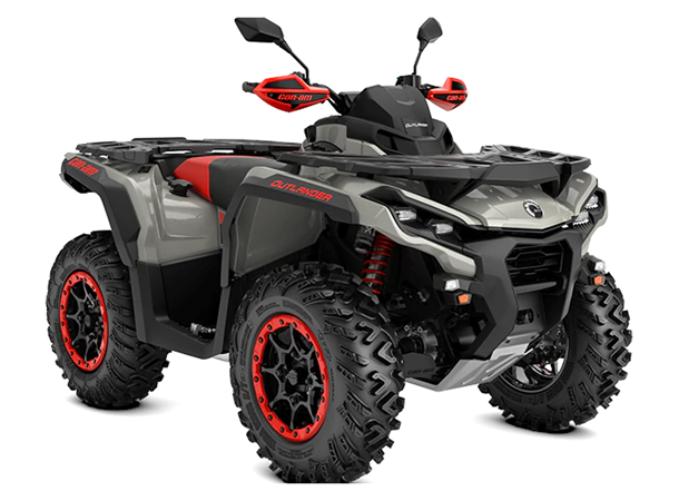 Can-Am Outlander 1000 X XC T 2023 T3B, 105 km/t, Chalk Gray & Can-Am Red