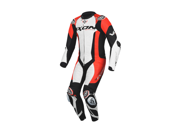 Ixon Vortex 3 Racing Sort/rød L Hel racingdress stretch ventilert
