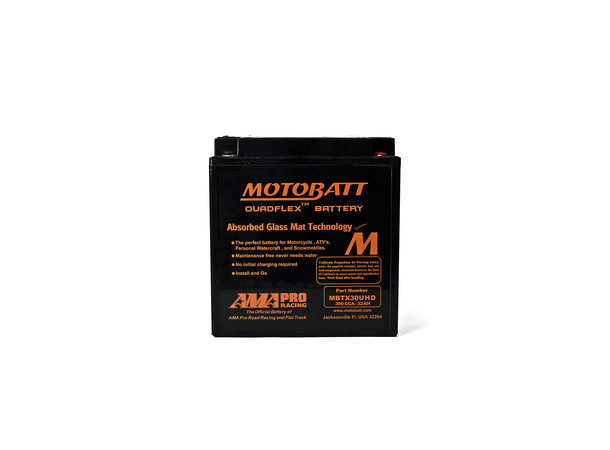 MotoBatt MBTX30UHD 12V Batteri 4-Polet, 390CCA, 34Ah, 166x126x175, AGM