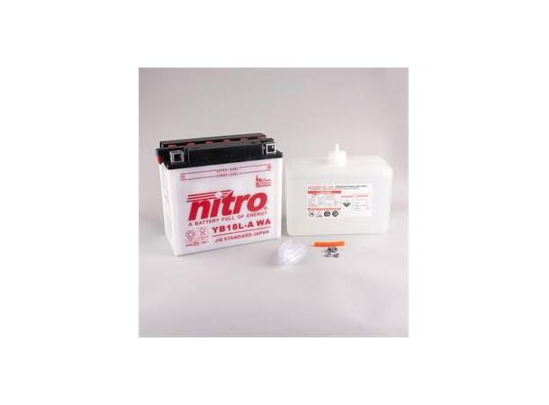 Nitro YB18L-A - 12V ATV/MC/Snøscooter Batteri