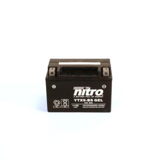 Nitro YTX9-BS - 12V ATV/MC/Snøscooter Batteri 12V, 8Ah,150x87x105 Forseglet, AGM GEL