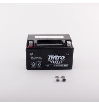 Nitro YTZ10S - 12V ATV/MC/Snøscooter Batteri 12V, 8.6Ah, 150x87x93, Forsegl. AGM GEL