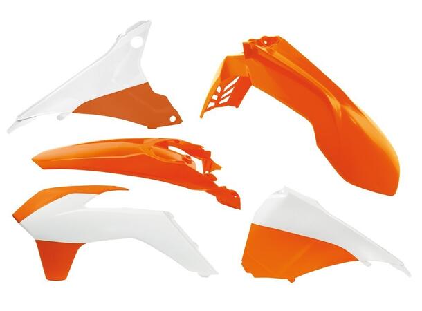 Rtech Plastkit KTM EXC 2014-16 Hvit/Orange