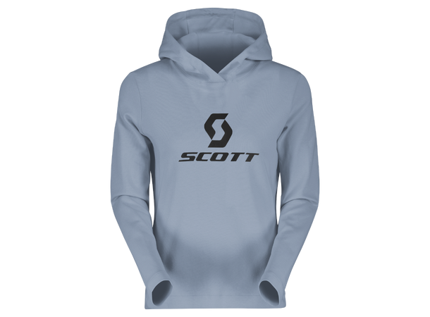 Scott Defined Mid Damehoodie - Blå, M Stretchy hoodie av børstet fleece