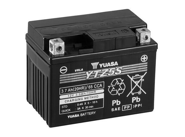 Yuasa YTZ5S Gel - 12V ATV/MC/Snøscooter Batteri
