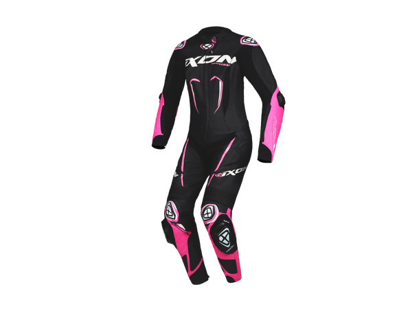 Ixon Vortex 3 Dame Race Sort/rosa S Hel racingdress stretch ventilert
