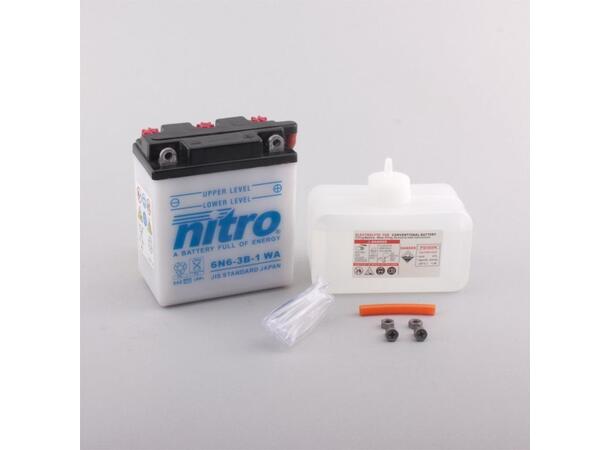 Nitro 6N6-3B-1 - 6V ATV/MC/Snøscooter Batteri
