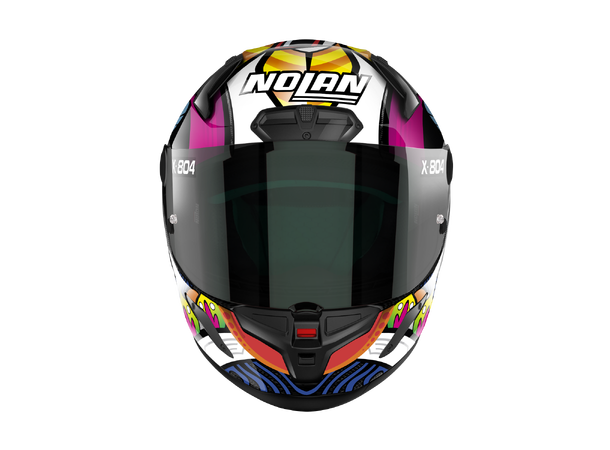 Nolan X-804RS Carbon Davies repl. L-60 ECE 22-06 Racing GP-spoiler Mørkt visir