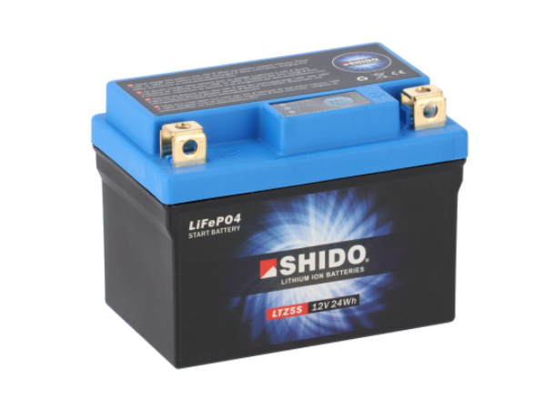 Shido LTZ5S Lithium - 12V ATV/MC/Snøscooter Batteri