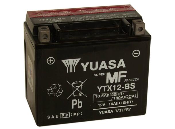 Yuasa YTX12-BS - 12V ATV/MC/Snøscooter Batteri