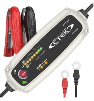 CTEK Batterilader Bil/MC/Snøscooter MXS5.0 12V Intelligent blybatterilader