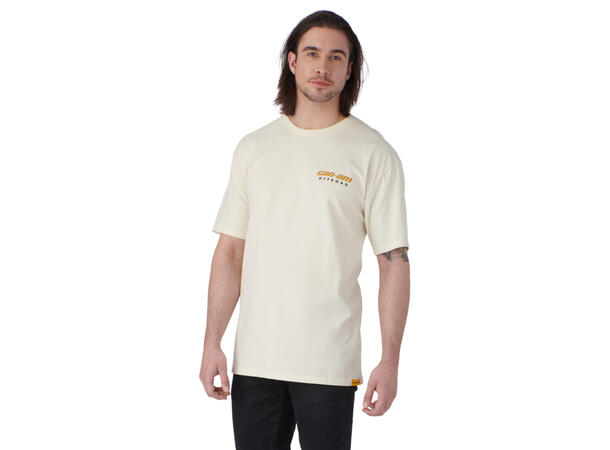 Can-Am T-Skjorte Herre M Lys beige med logo og design