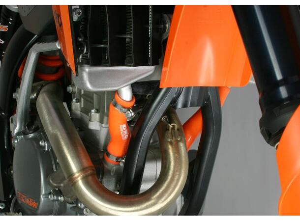 DRC Radiator Slangesett Silikon -Oransje KTM125 07-10/150SX 09-10