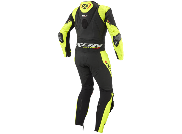 Ixon Vortex 3 Racing Sort/Gul S Racingdress ventilert Airbag ready