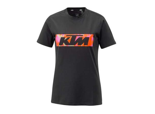 KTM T-Skjorte Svart XS Dame
