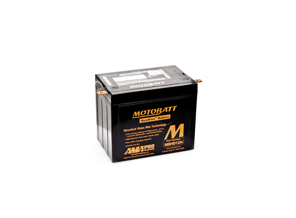 MotoBatt MBHD12H 12V Batteri 2-Polet, 390CCA, 33Ah, 200x130x163, AGM