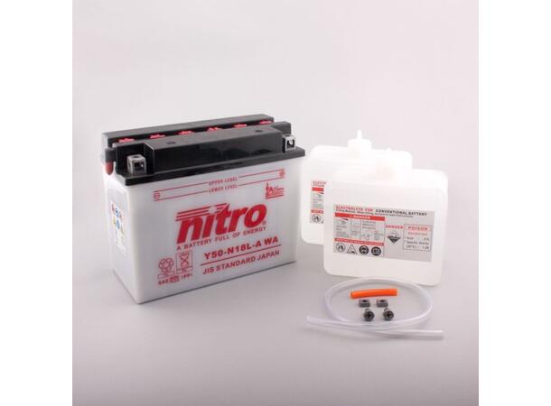 Nitro Y50-N18L-A - 12V ATV/MC/Snøscooter Batteri