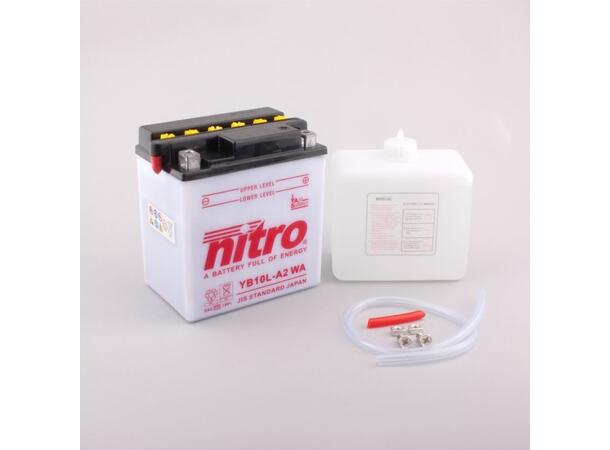 Nitro YB10L-A2 - 12V ATV/MC/Snøscooter Batteri