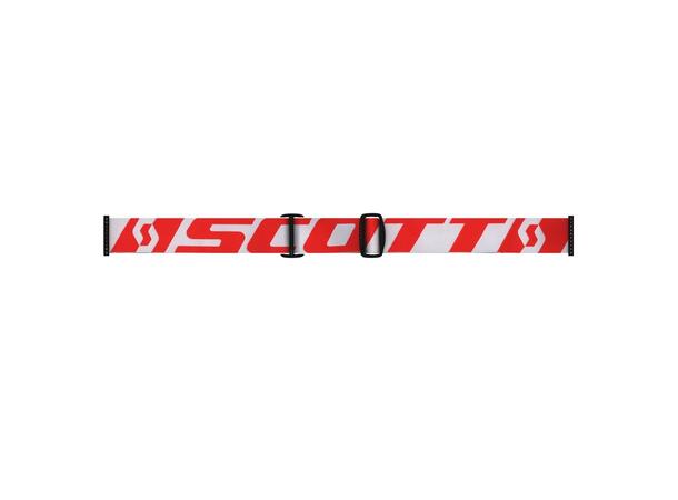 Scott Buzz MX Pro WFS Brille - Rød/Hvit Klar Linse Med WFS