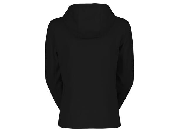 Scott Defined Mid Damehoodie - Sort, L Stretchy hoodie av børstet fleece