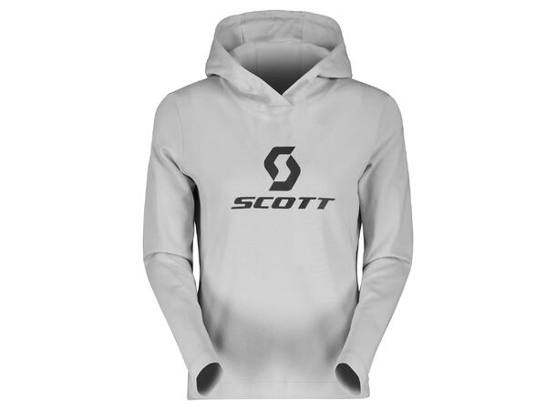 Scott Defined Mid Damehoody - Lysgrå, M Stretchy hoodie av børstet fleece