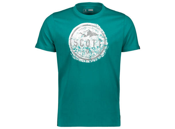 Scott T-Shirt 20 Casual - Sjøblå, L Tøff T-shirt med motiv