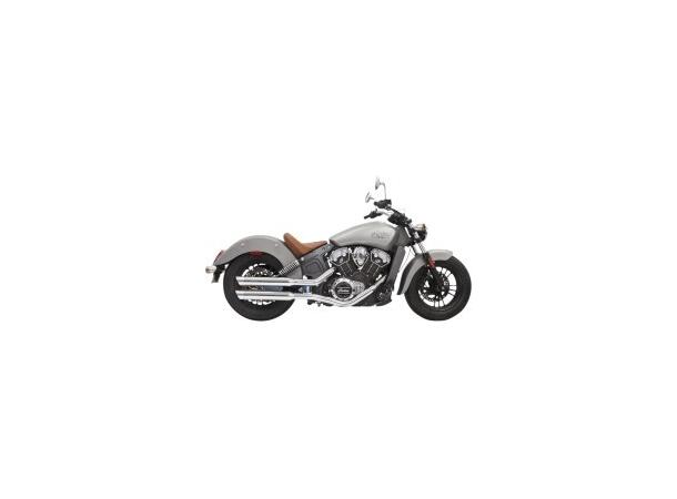 Bassani Xhaust 3" Slip-On Chrome Indian Scout 60/69 2016
