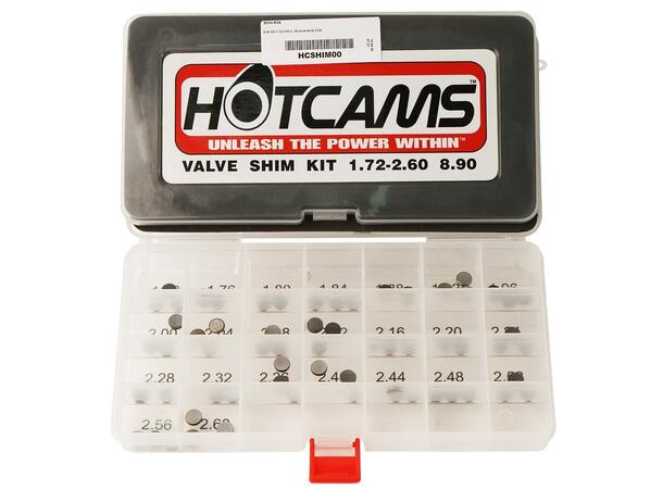 Hot Cams Shims-sett 1,72-2,60mm - 8,90mm KTM 250/450F - 8,90mm - Tot 69st