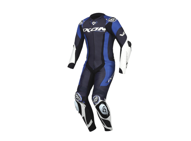 Ixon Vortex 3 Racing Sort/blå M Racingdress ventilert Airbag ready