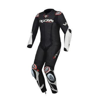Ixon Vortex 3 Racing Sort/hvit Racingdress ventilert Airbag ready