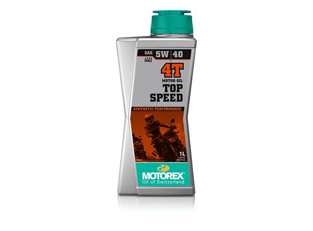 Motorex Top Speed 4-takts Olje 5W/40 1 Liter - Syntetisk