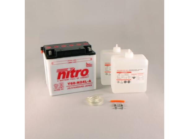 Nitro Y60-N24L-A - 12V ATV/MC/Snøscooter Batteri