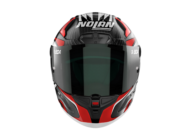 Nolan X-804RS Carbon MotoGP L-60 ECE 22-06 Racing GP-spoiler Mørkt visir