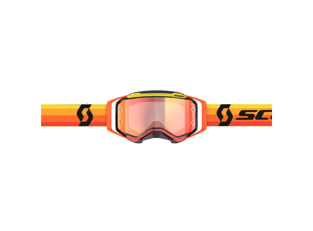 Scott Prospect MX Brille - Oransje/Gul Oransje Chrome WKS Linse