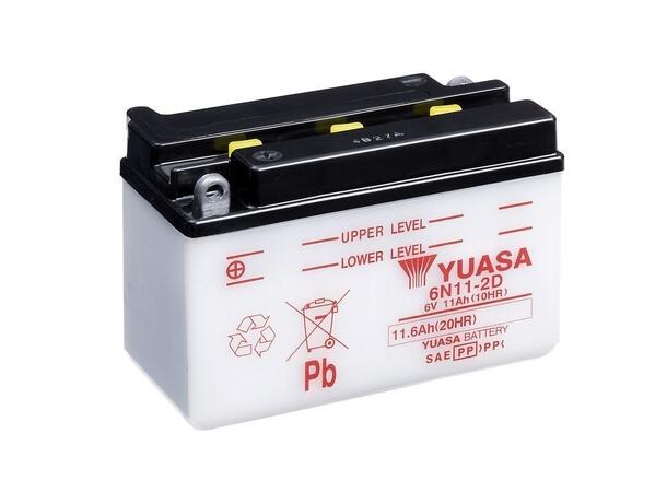 Yuasa 6N11-2D - 6V ATV/MC/Snøscooter Batteri