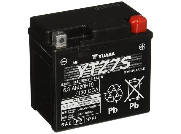 Yuasa YTZ7S - 12V ATV/MC/Snøscooter Batteri