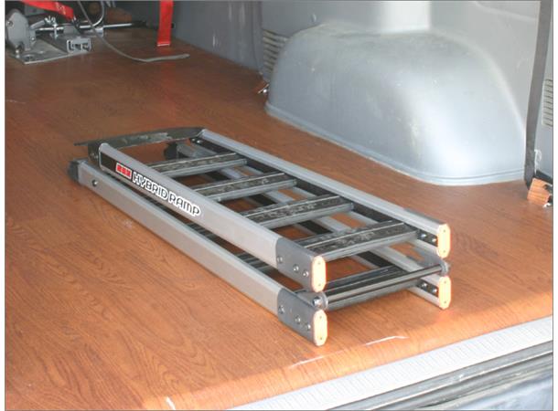 DRC Hybrid Foldbar Kjørerampe 180cmx20cm 20x180cm, Maks vekt pr. rampe 190kg