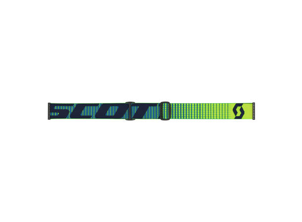 Scott Fury MX Brille - Blå/Gul Grønn Chrome WKS Linse