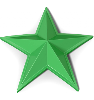 MSA Senterkopp Stjerner 4pk MSA Cap Stars, Grønn