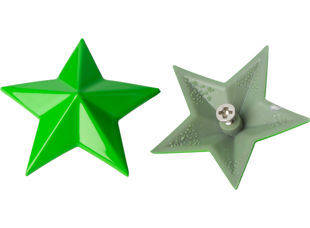 MSA Senterkopp Stjerner 4pk MSA Cap Stars, Grønn