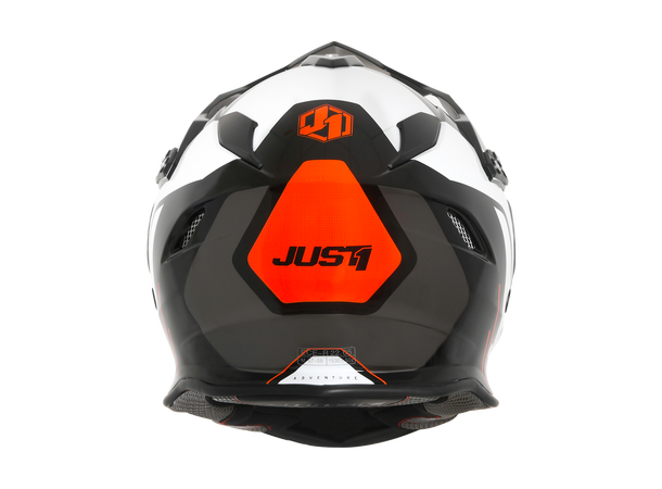 Just1 J34 Pro Crosshjelm - Tour Orange/Sort, XL