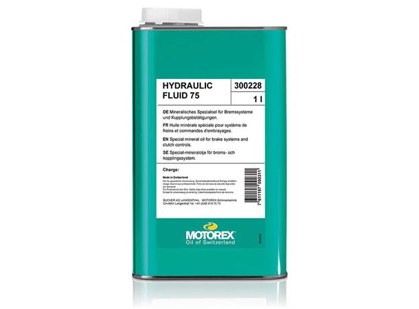 Motorex Hydraulic Fluid 75 - 1 Liter Mineral Bremse- og clutchvæske